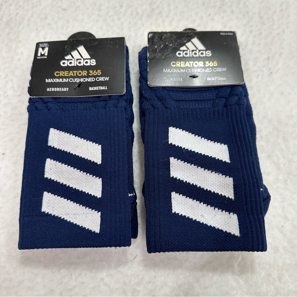 Navy Blue Adidas Socks
